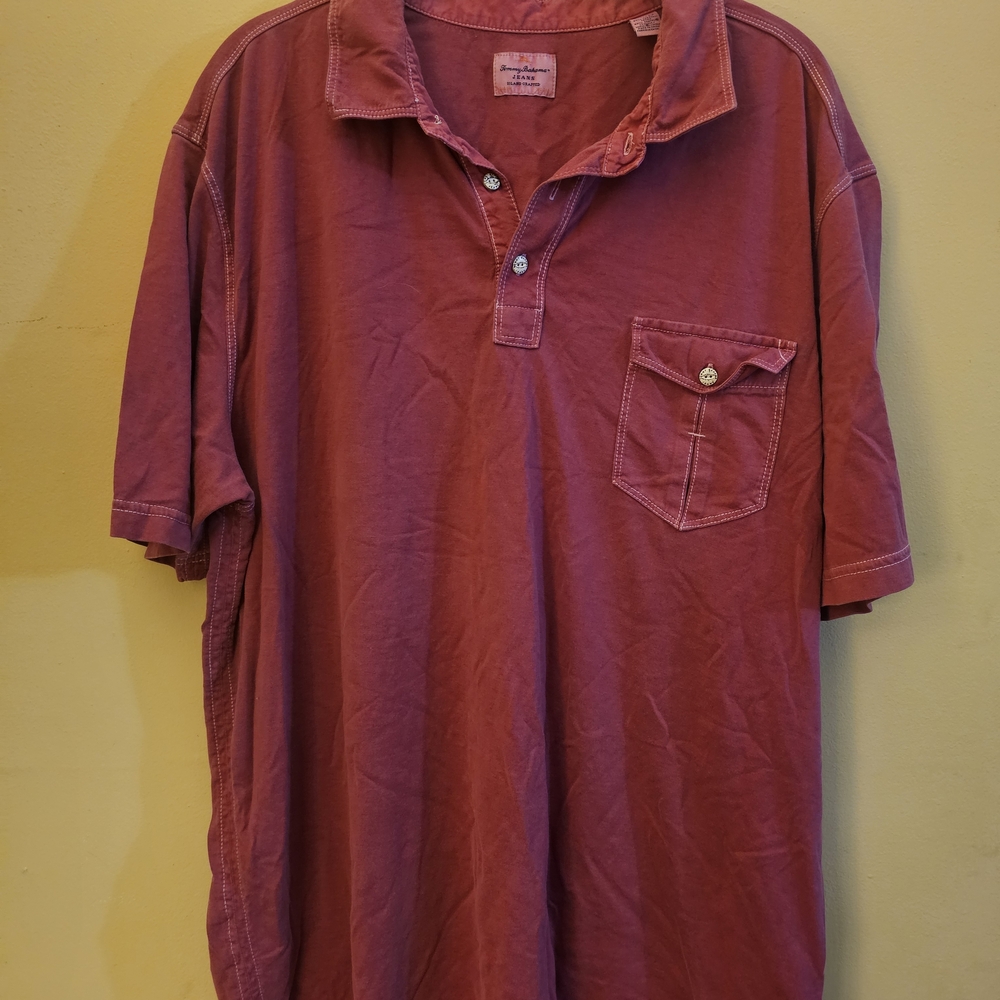 Men's Casual Red Polo Shirt